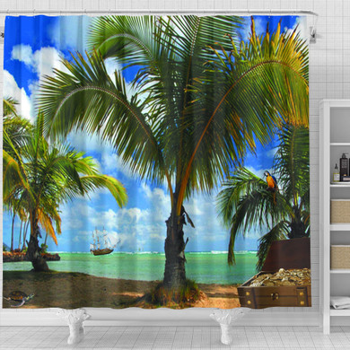 Palms Shower Curtain