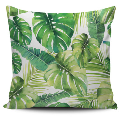 Tropical Leaves Cushion Cover