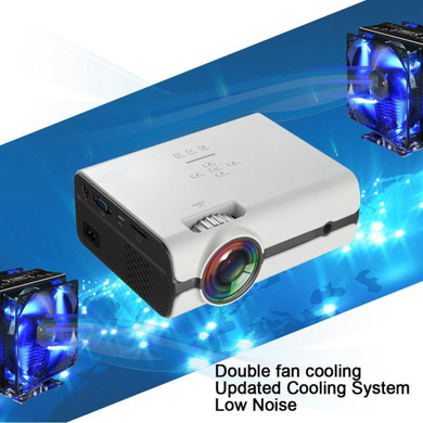 U45 7500 Lumen Wifi 1080P 16.7K Colors LED Projector Bluetooth 4.0 for Android 7.0 Optical Adjustment Home Theater Projector