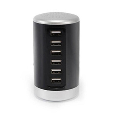 Universal Multi-Port USB Home Travel Wall Charger 6 USB Desktop Charging Station Fast Charging Intelligent USB Hub Drop Shipping