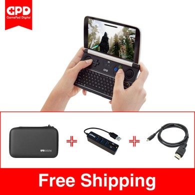 New GPD WIN 2 WIN2  6 Inch Handheld Gaming Laptop Intel Core m3-7Y30  Windows 10 System 8GB RAM 128GB ROM Pocket Mini PC Laptop
