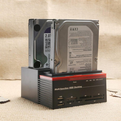 USB 3.0 To 2.5" 3.5" SATA IDE Hard Disk Drive 3 Slots HDD Clone Docking Station USB HUB 2TB 893U3ISC Multi-purpose HDD Docking
