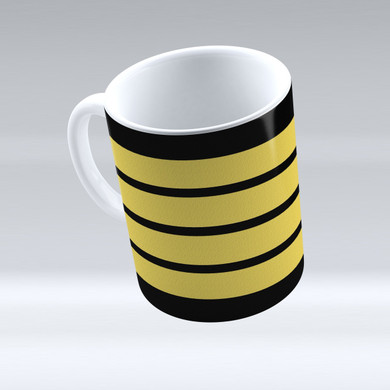 Pilot Epaulette (1,2,3,4 Lines) Printed Customisable Mugs
