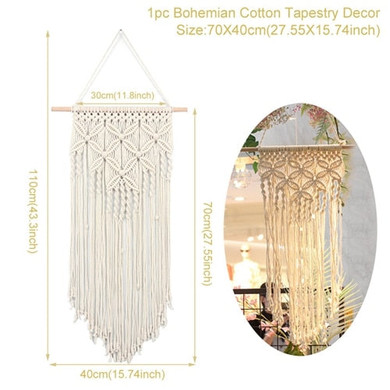 Rustic Wedding Decor Macrame Curtain Tapestry Backdrop Wedding Decoration For Wedding Events Party Supply Wedding Wall Hanging