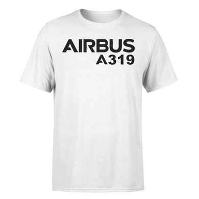 Airbus A319 & Text Designed T-Shirts