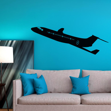 Climbing Business Jet Designed Wall Sticker