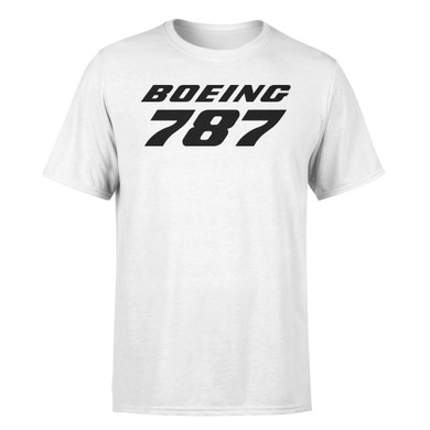 Boeing 787 & Text Designed T-Shirts