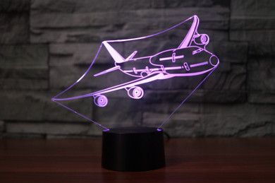 Cruising Boeing 747 Designed 3D Lamps