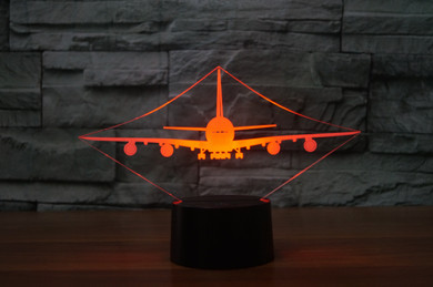 Airbus A340 Designed 3D Lamps