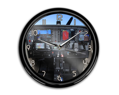 Cessna 172 Cockpit Printed Wall Clocks