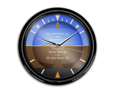 Airplane Instruments (Gyro Horizon2) Designed Wall Clocks
