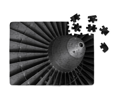 Super View of Jet Engine Printed Puzzles
