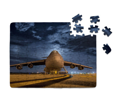 Amazing Military Aircraft at Night Printed Puzzles
