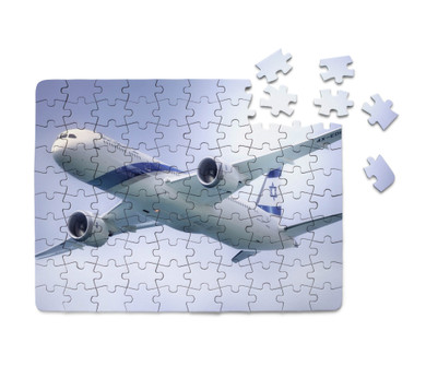 Close up to Israel Airways (El-al) Boeing 787 Printed Puzzles