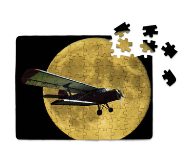 Antonov-2 With Moon Printed Puzzles