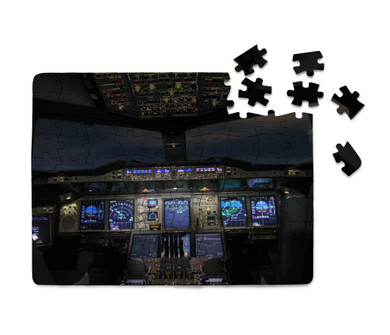 Airbus A380 Cockpit Printed Puzzles