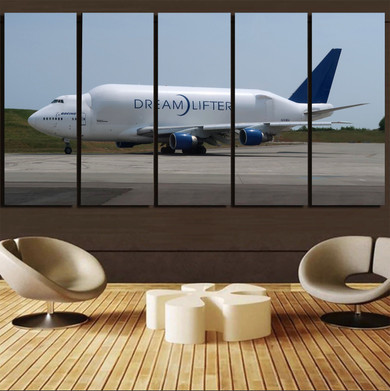 Boeing Dreamlifter Printed Canvas Prints (5 Pieces)