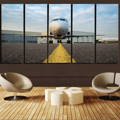 Face to Face with Beautiful Jet Printed Canvas Prints (5 Pieces)