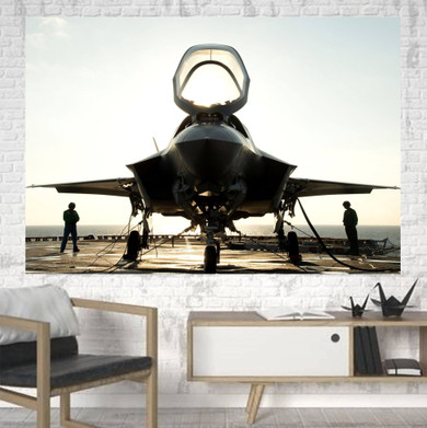 Fighting Falcon F35 Printed Canvas Posters (1 Piece)