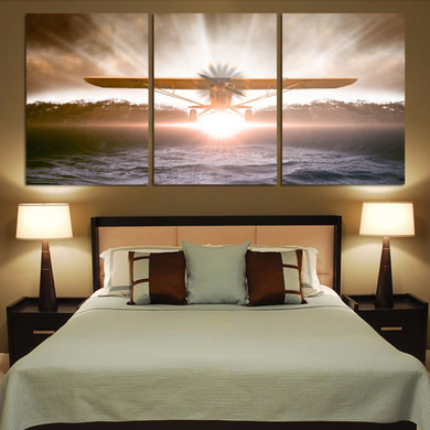 Graphical Propeller Printed Canvas Posters (3 Pieces)