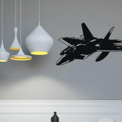 Beautiful Cruising Fighting Falcon F35 Designed Wall Sticker