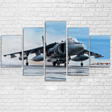 McDonnell Douglas AV-8B Harrier II Printed Multiple Canvas Poster