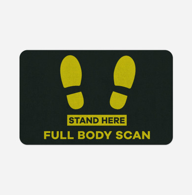 Full Body Scan Designed Bath Mats