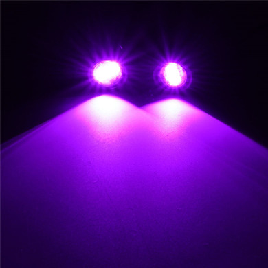 Pair 12V Spot Lightt LED Flashlight Motorcycle Headlight Daytime Running Light