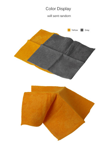 Magical Nanotechnology Car Scratch Remove Cloth Strong Decontamination Traces Repair Legendary Cloth for All The Car (Grey)
