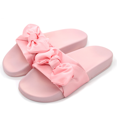 Girl Talk Satin Slides