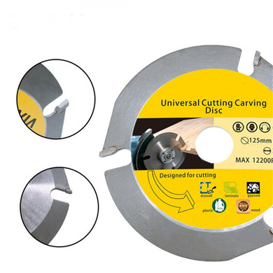 Drillpro 115x22.2x2.2mm 3T Circular Saw Blade Wood Cutting Disc Multitool Grinder Carbide Tipped Saw Disc