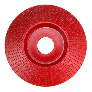 Drillpro 110mm Tungsten Carbide Bevel Wood Shaping Disc Carving Disc 22mm Bore Sanding Grinder Wheel for 115 125 Angle Grinder