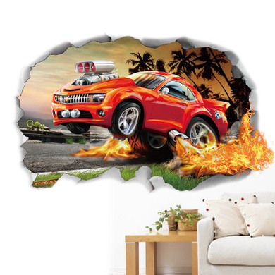 Miico 3D Creative PVC Wall Stickers Home Decor Mural Art Removable Car Wall Decals Miico 3D Creative PVC Wall Stickers Home Decor Mural Art Removable Car Wall Decals