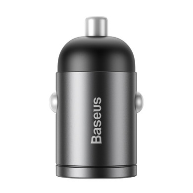 Baseus LED Mini QC4.0 PD3.0 30W 12-24V Type-C Fast Charging Quick Car Charger for Samsung S10+ Xiaomi 9T Redmi Note8 HUAWEI P30Pro