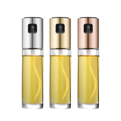 KCASA Kitchen Oil Spray Empty Bottle Vinegar Bottle Oil Dispense Seasoning Vinegar Bottle Soy Sauce Bottle Salad Bbq Cooking Glass Oil Sprayer
