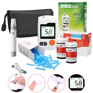 50 PCS Blood Glucose Meter Sugar Meter Diabetes Tester Blood Test Strips Device