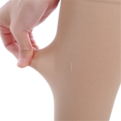 Compression Stocking Socks for Varicose Veins Relief Fatigue Below Knee Leg Therapy 30-40 Mmhg