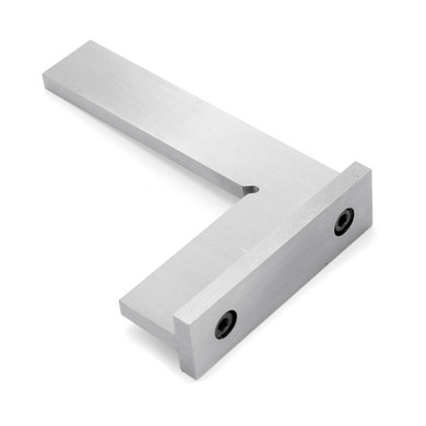 Drillpro 100x70mm 90 Degree Angle Corner Square Ruler Wide Base Gauge Woodworking Tool