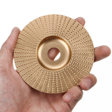 100x16mm Carbide Wood Carving Disc Angle Grinder Shaping Disc Wood Grinding Wheel Rotary Disc Sanding Abrasive Disc Tools (100mm)