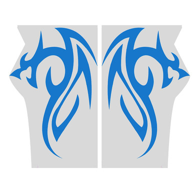 2x Car Truck Autos Body Decal Vinyl Graphics Stickers Hood Decals Tribal  LIB
