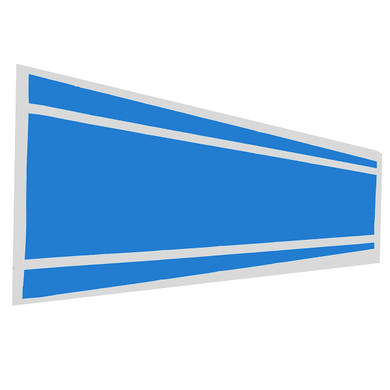 DIY Car Body Bonnet Vinyl Racing Stripe Pinstripe Decal Stickers 54CMx85CM