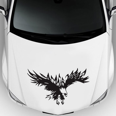 33x50cm Universal Car Stickers Body Hood Vinyl Eagle Engine Cover Decal Decoration