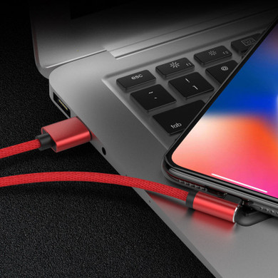 Bakeey EL-87 Type-C Elbow Data Cable Fast Charging Line For Huawei P30 P40 Pro MI10 Note 9S Oneplus 8Pro