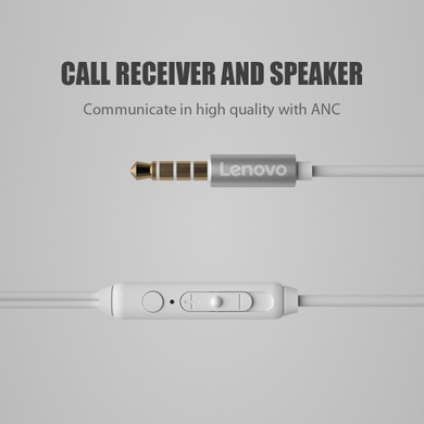 Lenovo QF370 Deep Bass 3.5mm Wired In-ear Earphone Professional Headphone Built-in Microphone For Phones PC Computer Lenovo QF370 Deep Bass 3.5mm Wired In-ear Earphone Professional Headphone Built-in Microphone For Phones PC Computer