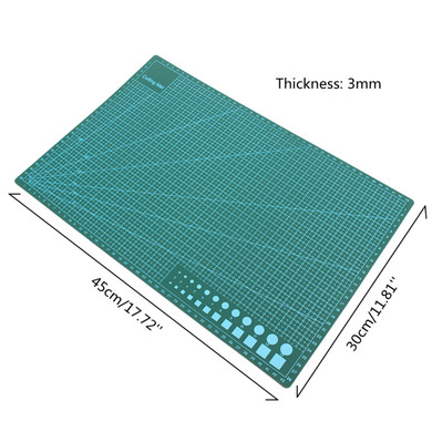 45x30cm Non Slip Cutting Mat Double-Sided Self Healing Rotary Cutting Mat Board Tool