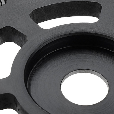 Drillpro 115mm Wood Carving Disc 6 Square Round Carbide Inserts Angle Grinder Disc Wood Shaping Disc Woodworking Cutting Disc