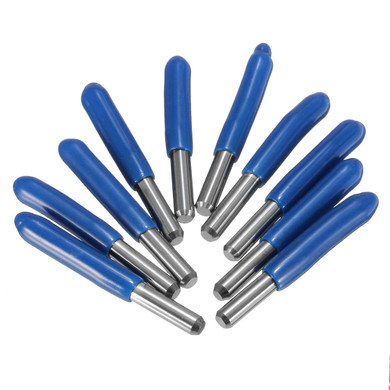 10pcs 3.175mm Shank 30 Degree 0.2mm PCB Engraving Bit Titanium Coated Carbide CNC Cutter Bits
