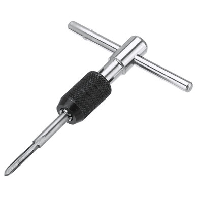 6pcs M3-M8 Tap Drill Set T Handle Ratchet Tap Wrench Machinist Tool With Screw Tap Hand