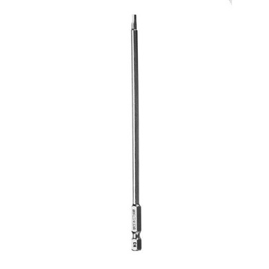 Broppe 4Pcs 150mm H3-H6 Hex Head Screwdriver Bit 1/4 Inch Hex Shank Magnetic Screwdriver Bits