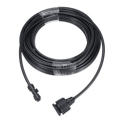 21pcs 15M Outdoor Cool Patio Misting System Fan Cooler Water Mist Gardenhouse Sprayer (Black)
